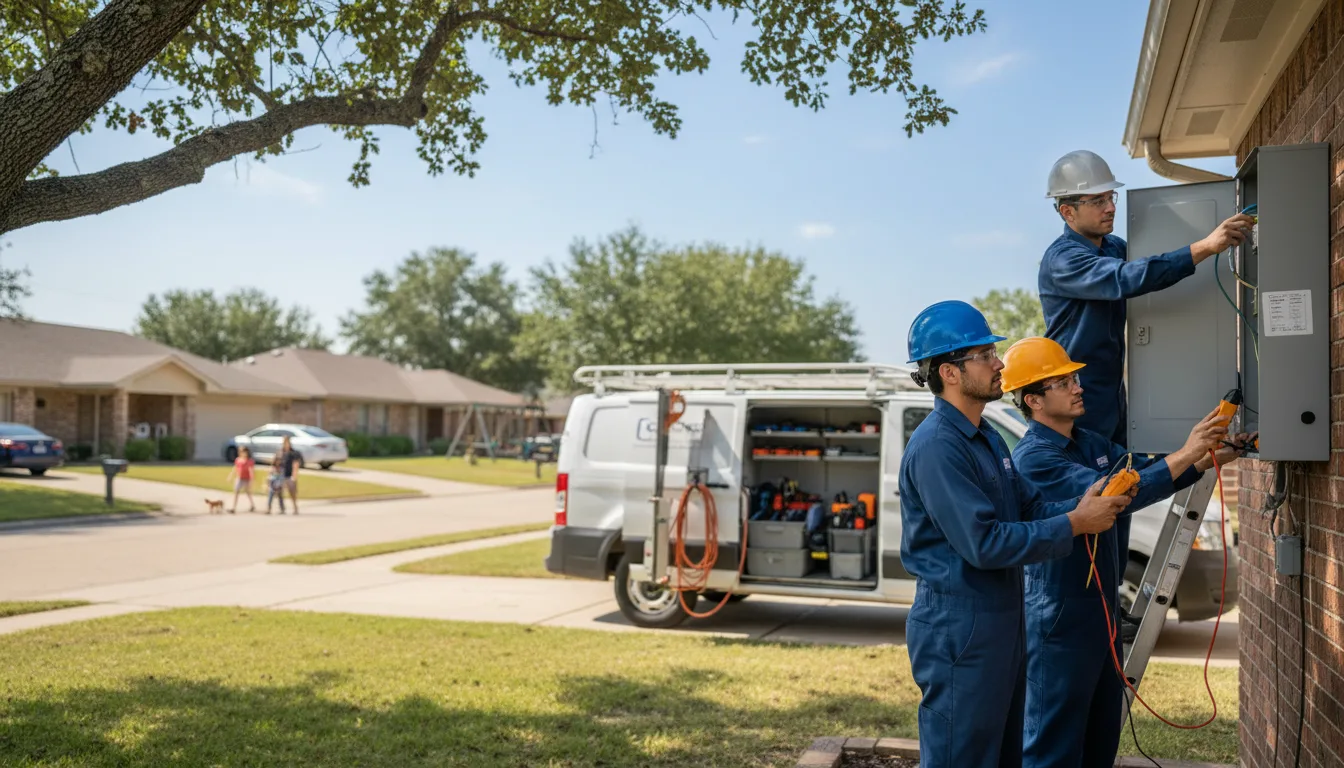 Certified electrician providing emergency electrical services in Reesville, OH